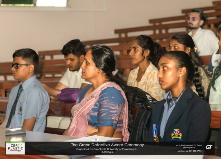 ZeroPlastic University of Peradeniya Launches The Green Detective Environmental Report Writing Initiative